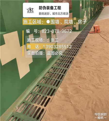 安阳 例如在抖音上有“迷彩墙，外围墙面挡 - 星空数码迷彩漆施工队